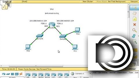 Basic IPv6 addressing with Packet Tracer 6.0 - Part 2
