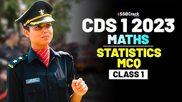 CDS 1 2023 Exam Mathematics 100 Days Crash Course - Statistics - Class 1