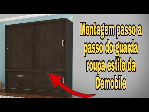 Vídeo: Montagem De Guarda-roupa (53 Fotos): Como Montar Com As Próprias Mãos - Instruções, Instalação De Guarda-roupa Embutido Em Nicho, Forma De Fixação