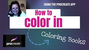 How to color in coloring books on IPad with procreate