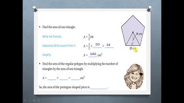 6th Grade L10-6 Area of Regular Polygons