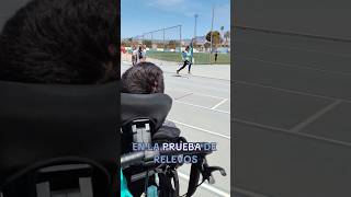 Mi hermana ha corrido en la prueba de relevos de la carrera solidaria