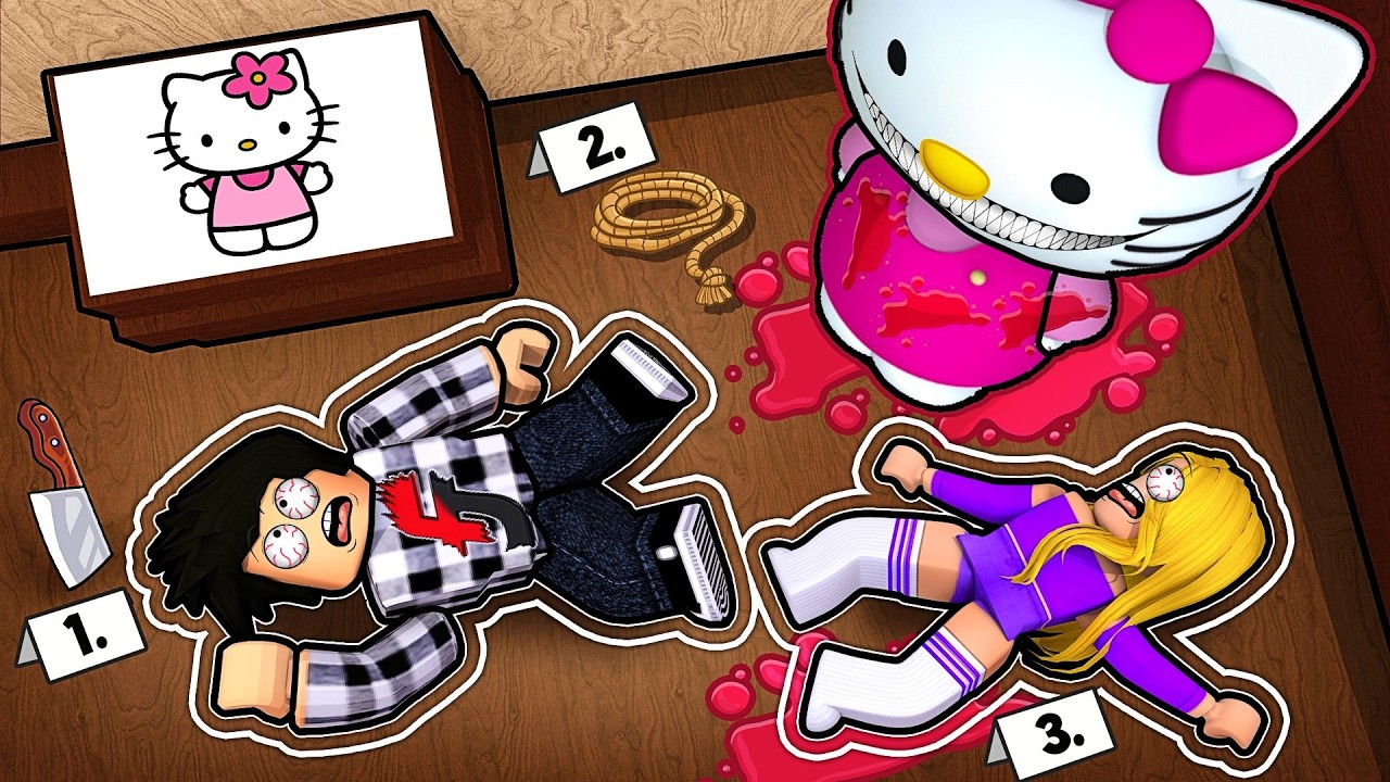 Survivre À HELLO KITTY LA TUEUSE dans ROBLOX !!