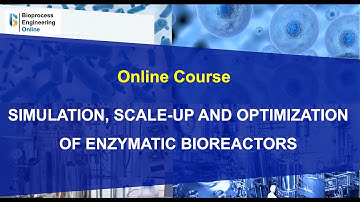 Online Course Simulation, scale-up and optimization of enzymatic bioreactors