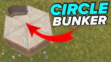 🔴CIRCLE BUNKER / Rust BASE DESIGN Solo-Duo