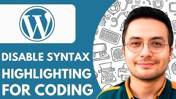 How to Disable Syntax Highlighting for Coding in Wordpress - 2025 (Easy Guide)