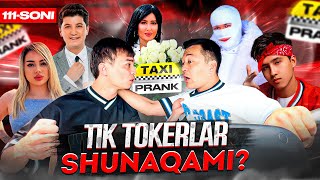 Taksida prank #111-soni😊 Mashxur tiktoker Qaxramon Namozov Nigina bn yashaganini aytdi😱