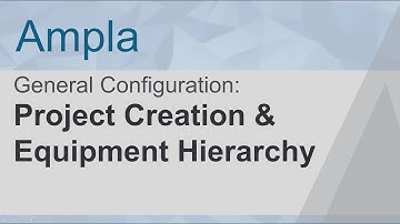 AVEVA - Ampla MOM - General Config - Project creation and equipment hierarchy