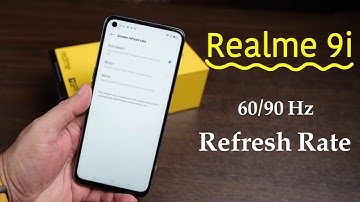 How to Change Refresh Rate on Realme 9i | Redmi 9i Screen Refresh Rate Settings