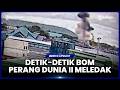 BOM SISA PERANG DUNIA II MELEDAK DI BIAK NUMFOR PAPUA, PULUHAN RUMAH RUSAK