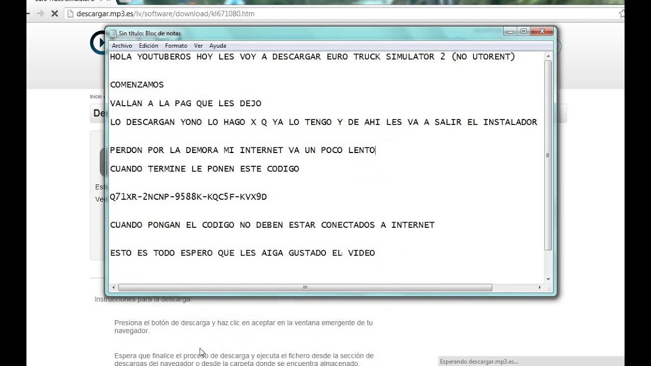 COMO DESCARGAR EURO TRUCK SIMULATOR 2 (NO UTORRENT) - YouTube