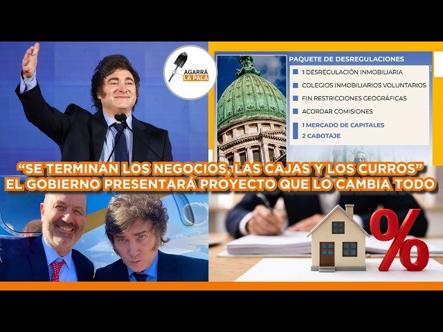 EL GOBIERNO DE MILEI PRESENTA MEGA PROYECTO INMOBILIARIO QUE LO CAMBIA TODO: "TERMINAN LOS CURROS"