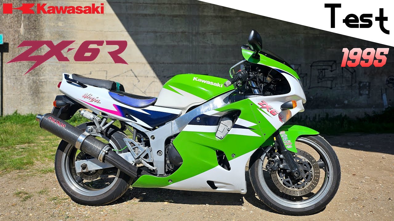 "Test" La première NINJA 600 🥷 "Kawasaki ZX6R de 1995"
