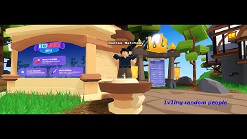 1v1ing Random People in Roblox Bedwars!