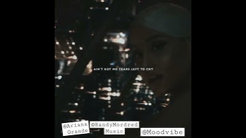 Ariana Grande No tears Left to cry (Randy Mordred Music) Video By Moodvibe 🎧🎛️🎛️🎤🎹#new#trending#2022