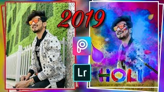 Happy holi  Dhuleti picsart editing tutorial - Best holi manipolution tutorial 2019 /Rohitediting screenshot 4
