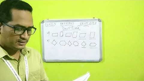 Patterns, class 3C, 28th May 2020@SFSNARENGI