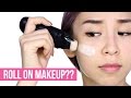 ROLL ON MAKEUP!! DOES IT WORK?? - TINA TRIES IT