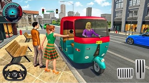 Indian Tuk Tuk Auto Rickshaw 3D - Stunt Ramp Driving Simulator - Android Gameplay #1k