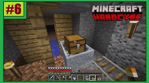 Exploring a MINESHAFT (and getting lost) in Hardcore Minecraft 1.8 • Episode 6