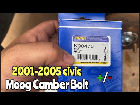 How to install Moog’s camber bolt for 2001-2005 Honda Civic