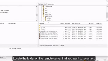 Rename Folders using FileZilla | VeeroTech Hosting