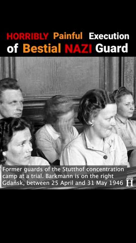 HORRIBLY Brutal EXECUTION of Bestial NAZI Guard - Jenny-Wanda Barkmann #shorts #ww2 #history