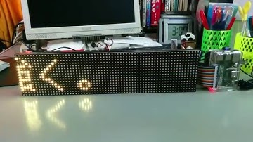 (16x32) RGB LED Matrix Panel by Raspberry Pi2