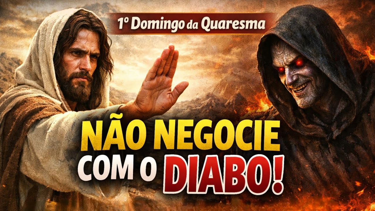 Mt 4,1-11 | Com o diabo não se negocia: vença a tentação com Jesus (1º Domingo da Quaresma)