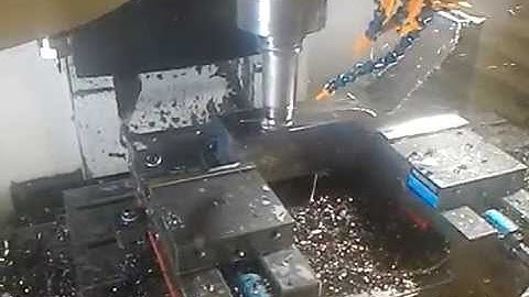 CNC machining a large chuck jaw