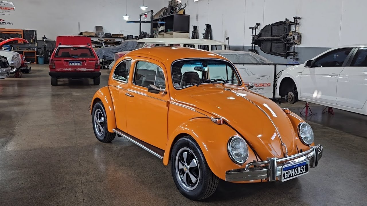 Fusca 1972 - Amarelo Manga 
