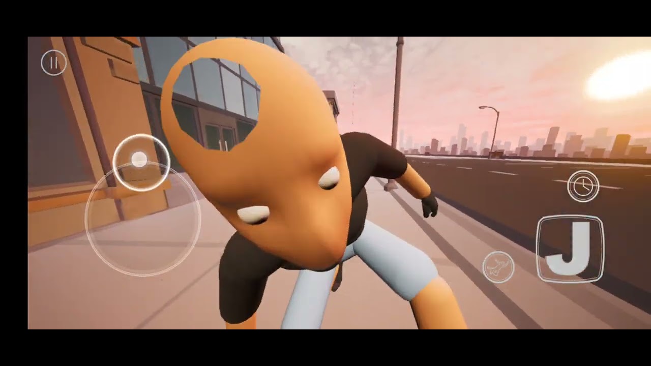 Gameplay funny game parkour ragdoll 3d @GreenGoGames