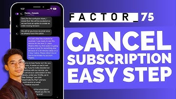 How To Cancel Factor Subscription !