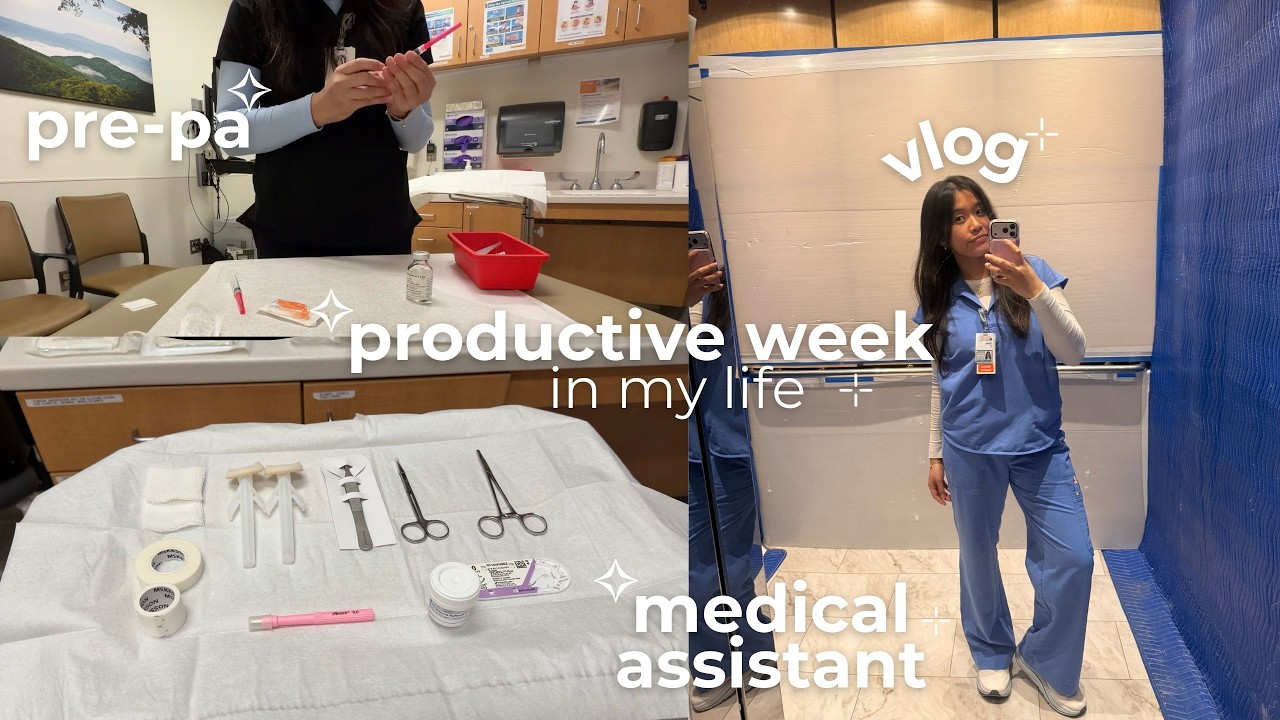 vlog 🩺 productive week in my life as a medical assistant