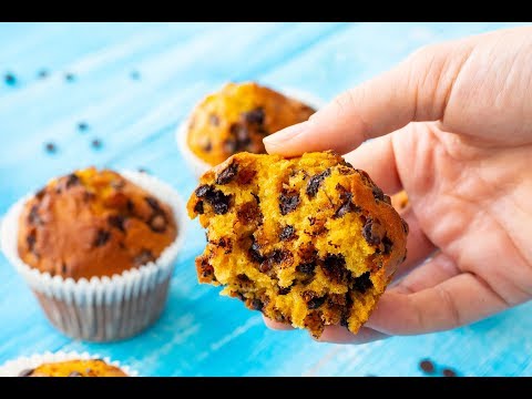 Best Pumpkin Muffins with Chocolate Chips Recipe