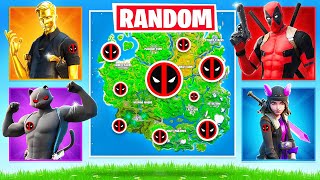 RANDOM BOSS Deadpool CHALLENGE (Fortnite Arena)