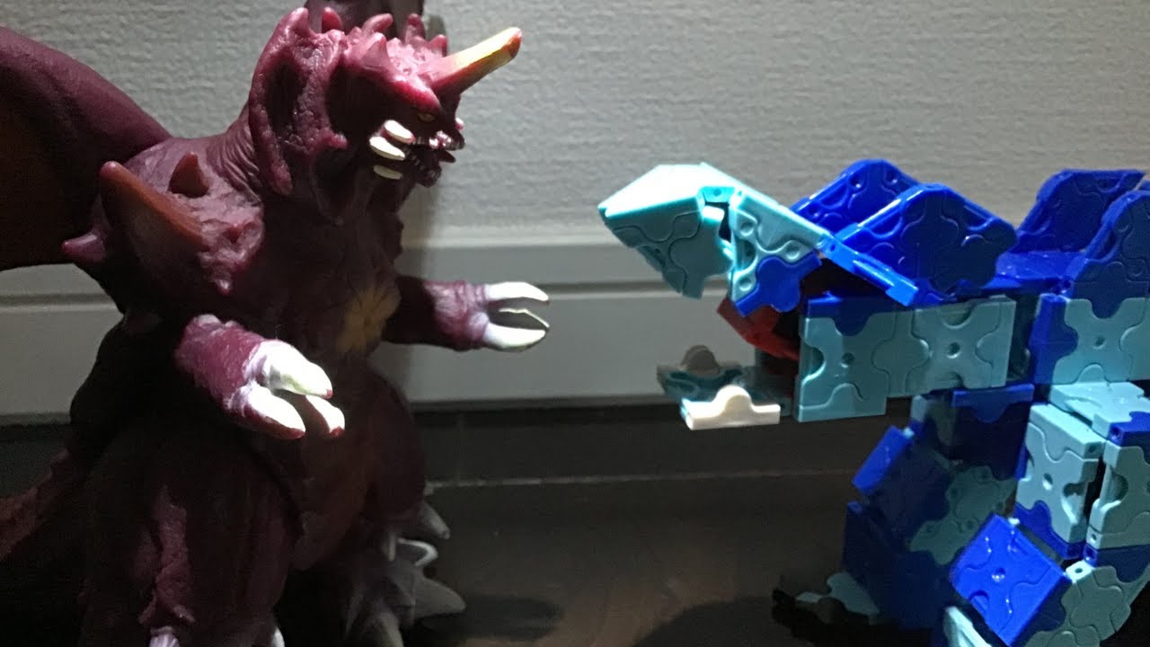 Titanus Shimo V.S. Destoroyah: Epic Stop-motion Battle - YouTube