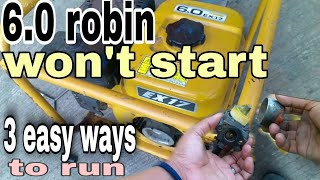 3 EASY STEP lang at AANDAR NA SI ROBIN ( ROBIN ENGINE WON'T START PROBLEM )