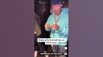 Thumbnail of Drake gifts central Cee a chain