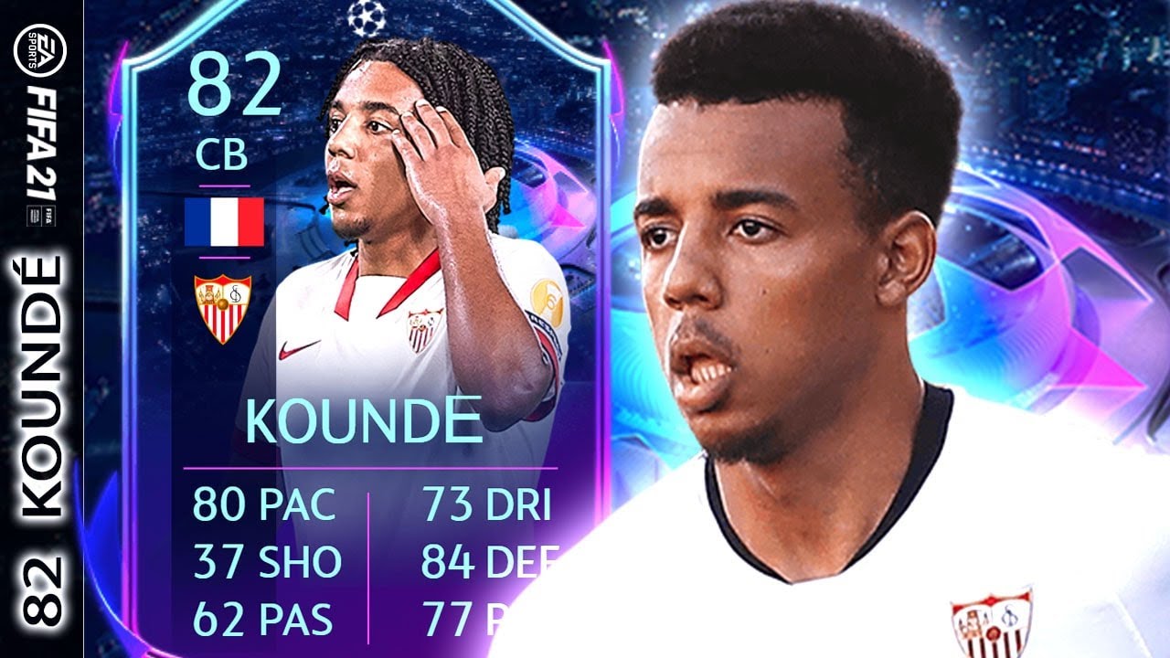 ¡MUY BUEN CENTRAL GRATIS! 82 KOUNDE Jules FIFA 21 PLAYER REVIEW RTTF UEFA CHAMPIONS LEAGUE OBJETIVOS