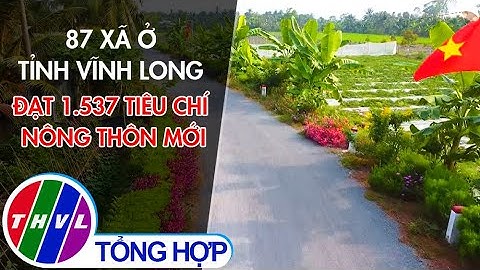 87 xã ở tỉnh Vĩnh Long đạt 1.537 tiêu chí nông thôn mới