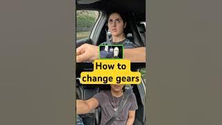 HOW TO CHANGE GEAR #driving #car #learn #drive #manual #clutch #gear #london #road #howto