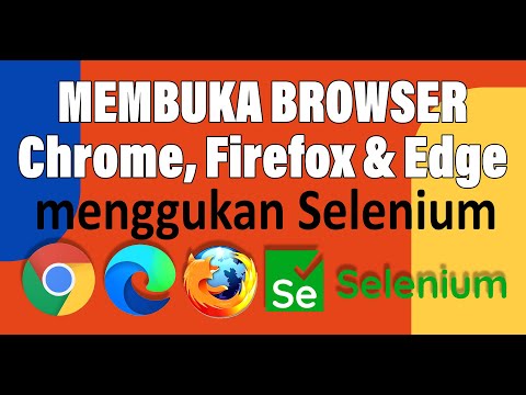 Video: Bagaimana cara membuka Selenium di Chrome?