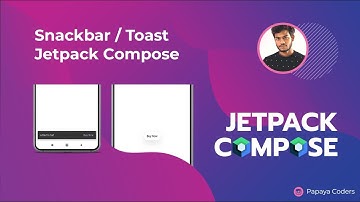 how to snackbar and toast in jetpack compose.