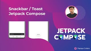 how to snackbar and toast in jetpack compose.