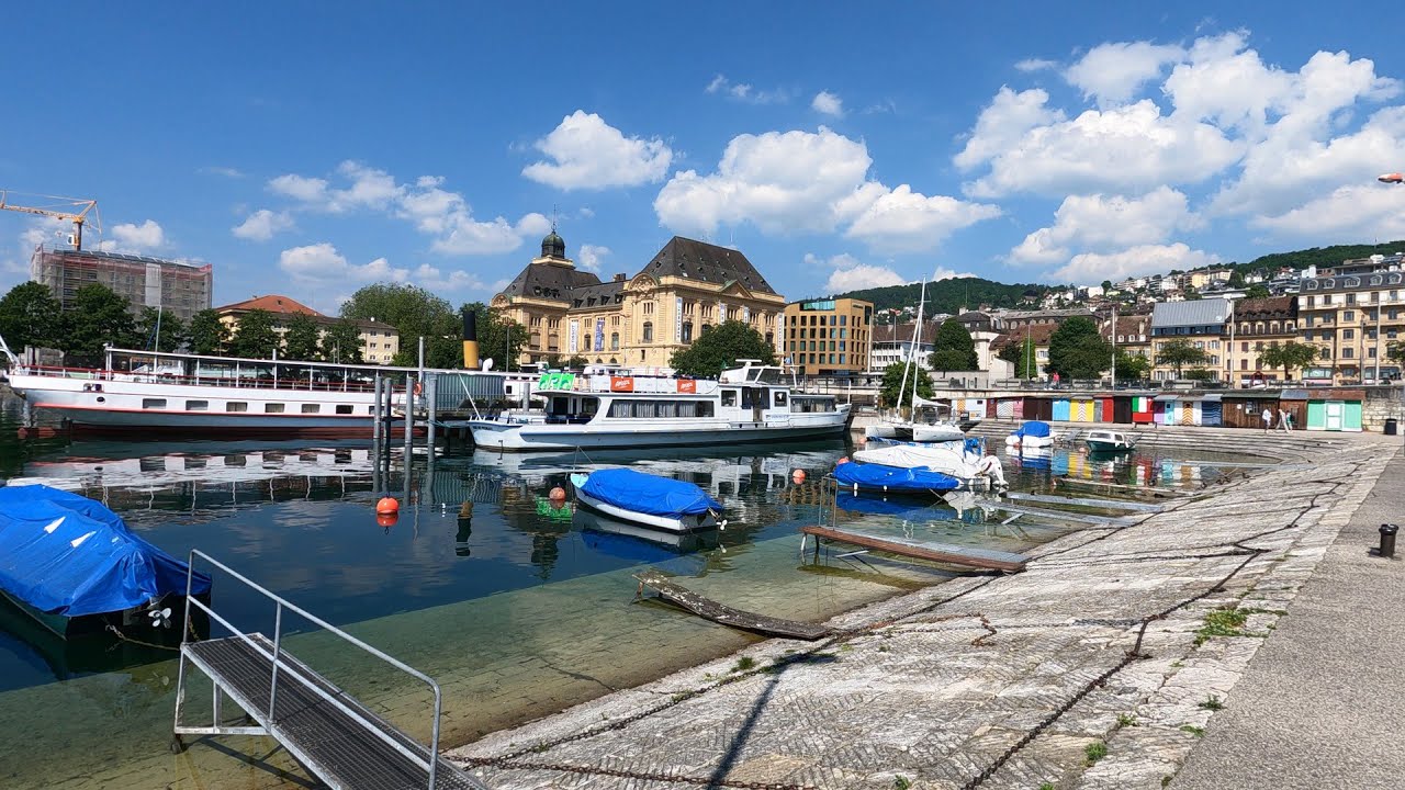 #139 - Arrivée à Neuchâtel en vélo depuis Auvergnier par le bord du lac
