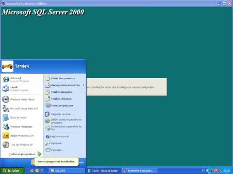 Video-Aula #1 - Instalando Microsoft SQL SERVER 2000 [MuOnline]