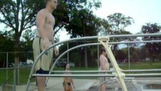 Diving at Erb Park Pool in Appleton