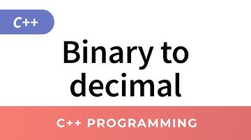 Binary to decimal conversion algorithm in C++
