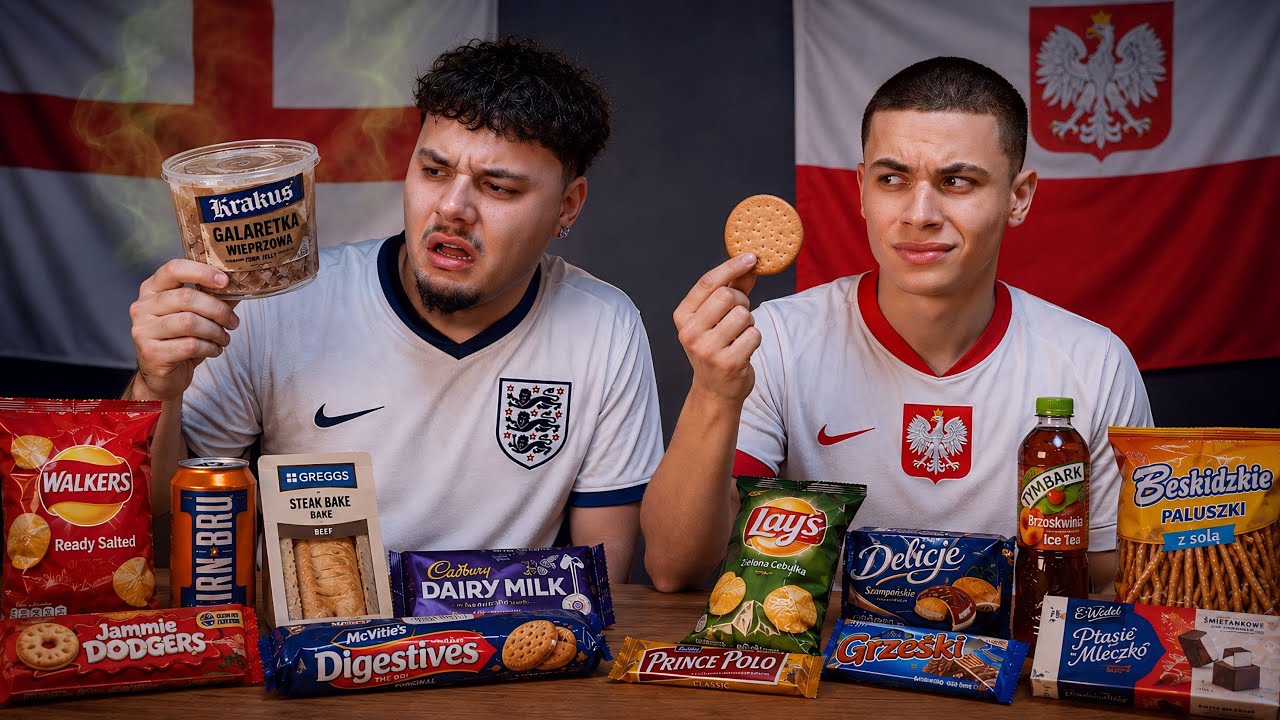 Trying English vs Polish Snacks!